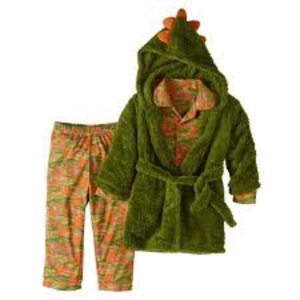 BOYS PAJAMA'S SET WITH ROBE
